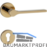 MARCHESI Dr�ckergarnitur ZADAR auf Rosette PZ, 38-45 mm, Zamak messingf�rbig