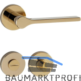 MARCHESI Dr�ckergarnitur ZADAR auf Rosette WC, 38-45 mm, Zamak messingf�rbig