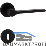 MARCHESI Dr�ckergarnitur ZADAR auf Rosette BB, 38-45 mm, Zamak schwarz matt