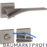 MARCHESI Dr�ckergarnitur TABOR auf Rosette WC, 38-45 mm, Zamak vernickelt matt