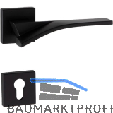 MARCHESI Dr�ckergarnitur TABOR auf Rosette PZ, 38-45 mm, Zamak schwarz matt