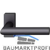 FSB Rahment�rdr�cker 09 1076 Hochhaltefeder B eckige Rosette Aluminium schwarz