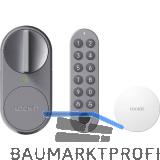 MARCHESI Zutrittssystem Smart Lock G30 ohne Zylinder, Kunststoff silber