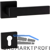 MARCHESI Dr�ckergarnitur BUDAPEST Rosette PZ, 38-45 mm, Zamak schwarz matt