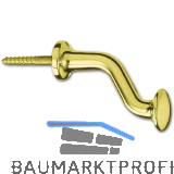 Fensterschutzkopf zum Einschrauben, 75 mm, Messing poliert