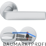 FSB Dr�ckergarnitur 12 1267 ASL auf Rosette WC, Edelstahl matt