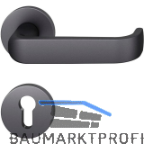 FSB Feuerschutz Dr�ckergarnitur 79 1268 AGL DIN EN179 PZ, Aluminium schwarz matt