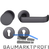 FSB Feuerschutz Wechselgarnitur 79 1268 AGL DIN PZ, links, schwarz matt