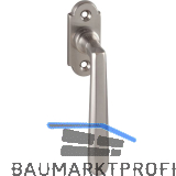 MARCHESI Fenstergriff OTTONE sichtbar geschraubt, Messing vernickelt matt