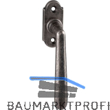 MARCHESI Fenstergriff OTTONE sichtbar geschraubt, Messing silberfarbig antik