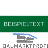 Beschriftungsschild mit Gravur, Kunststoff gr�n/Schrift wei�