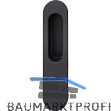 FSB Schiebet�rmuschel 42 4215 oval 35 x 155 mm, Aluminium schwarz matt
