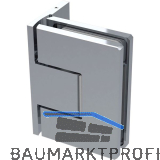 Duscht�rband 8501N Polymer 90� Glas-Wand, Feststellung,Messing verchromt poliert