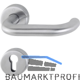 FH-Dr�ckergarnitur PARIS Sertos DIN - auf Rosette PZ, Edelstahl matt