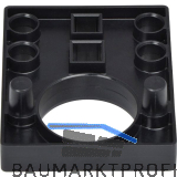 HOPPE Bohrhilfe zur Montage R�ckholfeder bei Flachrosetten, Kunststoff schwarz