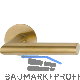 HOPPE Dr�ckergarnitur AMSTERDAM rund, ohne Schl�sselrosette, messingfarben hell