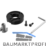 TEDEE Adapter f�r vorhandene Zylinder, Aufr�sten mit tedee Pro,Aluminium schwarz