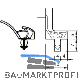 Innent�rdichtung SP 8801, Kurzbund 15 Meter, Kunststoff rustikalbraun