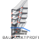 Dichtungsprofil/Renovierungs-Fl�gelfalzdichtung 6308 AC, 6,5 m, schwarz