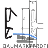 Haust�rdichtung DS 6955a, Silikon zinkgrau