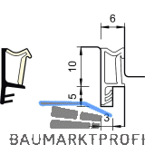 �berschlagdichtung SP 103a, Kunststoff rustikalbraun