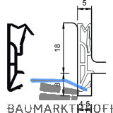 Haust�rdichtung SV 185, Kunststoff schwarz