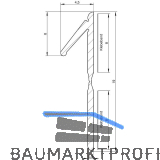 Falzdichtung selbstklebend S 9200-10 K, 100 Meter, Kunststoff wei�