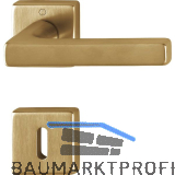 HOPPE Dr�ckergarnitur DALLAS Rosette BB, Messing messingfarben hell satiniert