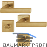 HOPPE Dr�ckergarnitur DALLAS Rosette WC, Messing messingfarben hell satiniert