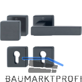 HOPPE Wechselgarnitur AUSTIN feuerhemmend, Aluminium schwarz matt
