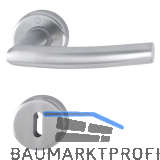 HOPPE Dr�ckergarnitur ALTA - auf Rosette BB, 39-47 mm, Edelstahl matt