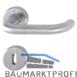 HOPPE Dr�ckergarnitur BADEN - auf Rosette BB, 39-47 mm, Edelstahl matt