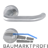 HOPPE Dr�ckergarnitur BADEN - auf Rosette WC, 39-47 mm, Edelstahl matt