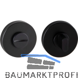 MARCHESI WC-Rosette, � 52, H�he 10 mm, Zamak schwarz matt