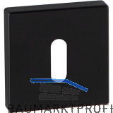 MARCHESI Schl�sselrosette BB, 52 x 52, H�he 10 mm, Zamak schwarz matt