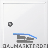 UPMANN Revisionst�r Primus CSWP, Dreikantverschluss 300x300mm Alu wei� RAL9016