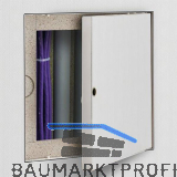 UPMANN Revisionst�r FireStar, Vierkantverschluss, 600x600mm Stahl wei� RAL9016