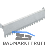 JU Entnahmesperre gezackt f�r Hausbrieffach Breite 375 mm, Stahl verzinkt