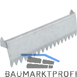 JU Entnahmesperre gezackt f�r Hausbrieffach Breite 300 mm, Stahl verzinkt