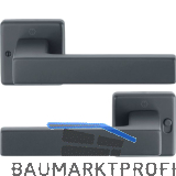 HOPPE Dr�ckerpaar AUSTIN MiniLock links, Aluminium schwarz matt