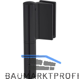 Selbstschlie�endes T�rband EVO EV 835E10N, links,Edelstahl schwarz matt RAL9005