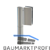 Selbstschlie�endes T�rband EVO EV 835E10N, links,Edelstahl matt,PVD beschichtet