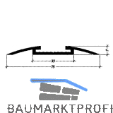 Dichtungshalteprofil unten, Aluminium natur, auf Ma�