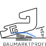 GUTMANN Halter H 60 zu Spree-D 24 OF f�r 15�, Kunststoff wei�