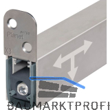 PLANET T�rdichter X3-RD, 1460 mm, H�he 30 mm, einseitig, Aluminium natur