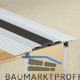 PLANET Click-T�rschwelle F140, L�nge 1190 mm, Aluminium silber eloxiert