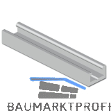 Dichtungs-Halteprofil Isostar SL, 2000 mm, Aluminium naturblank