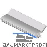Dichtungsprofil f�r Halteprofil Hart-PVC Isostar, Kunststoff wei�