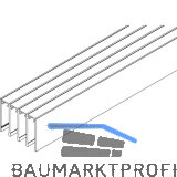 VITRIS Atrivant 80 Deckenschiene hoch 4-bahnig Alu Silber L=6000 mm