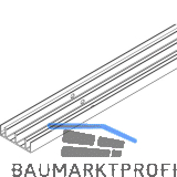 VITRIS Atrivant 80 Bodenlaufschiene 3-bahnig Alu Silber L=6000 mm